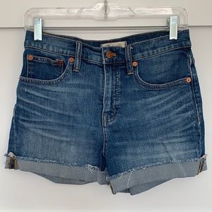 Madewell High Rise Denim Shorts 26
